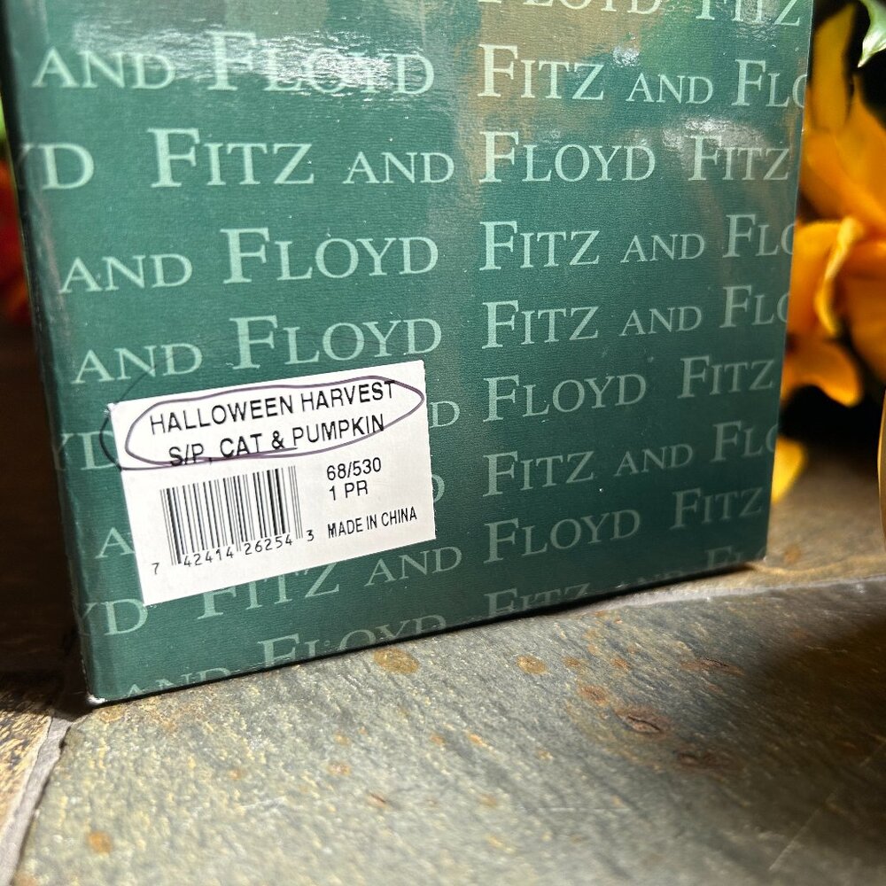 Fitz and Floyd “Halloween Harvest” Collection Salt and Pepper Shakers (68/530) - Picture 13 of 13